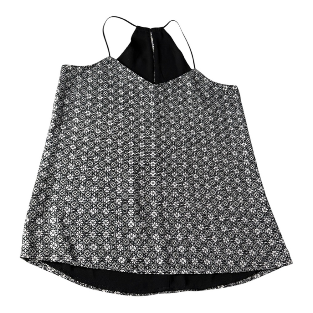 Express Black and White Asymmetrical Camisole BOX31